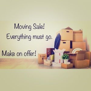 Moving Sale! Accepting All Reasonable Offers.